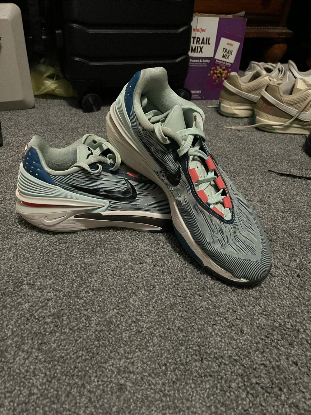 Nike Women’s Teal and Coral Athletic Sneakers